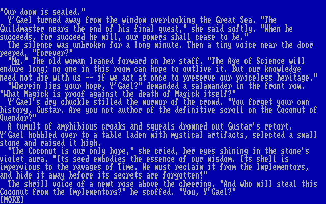 Beyond Zork: The Coconut of Quendo — скриншот 2