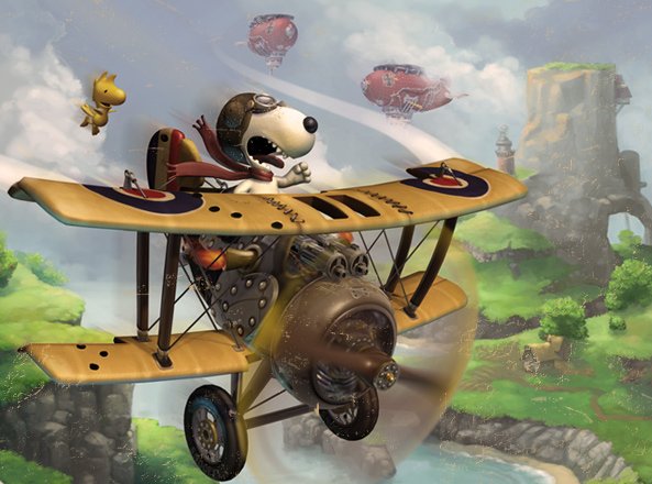 Snoopy Flying Ace — скриншот 1