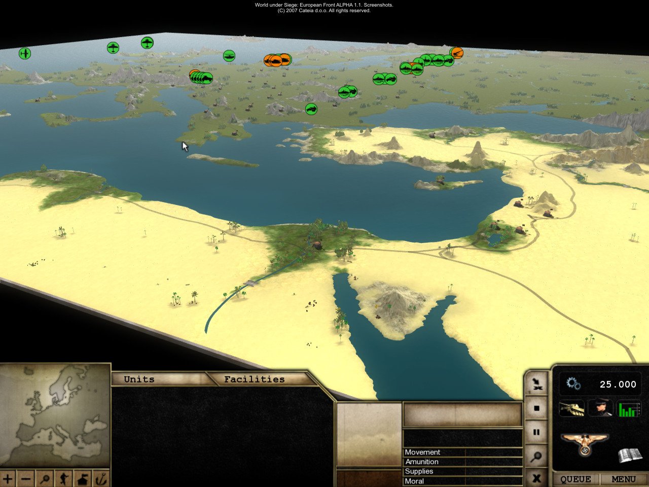 World under Siege: European Front — скриншот 7