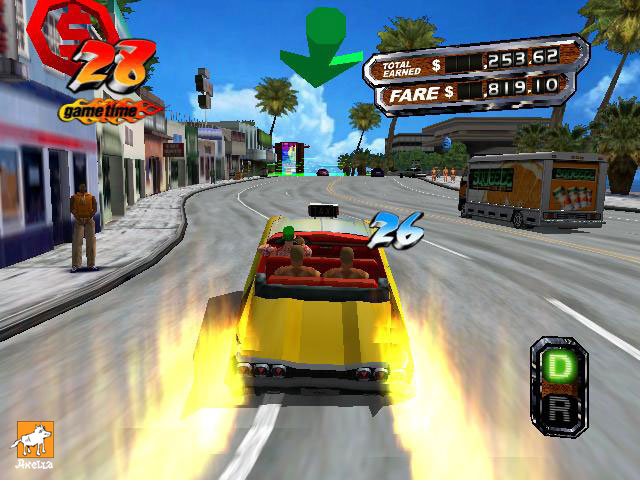 Crazy Taxi 3: High Roller — скриншот 1