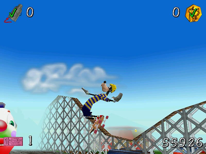 Disney's Extremely Goofy Skateboarding — скриншот 4