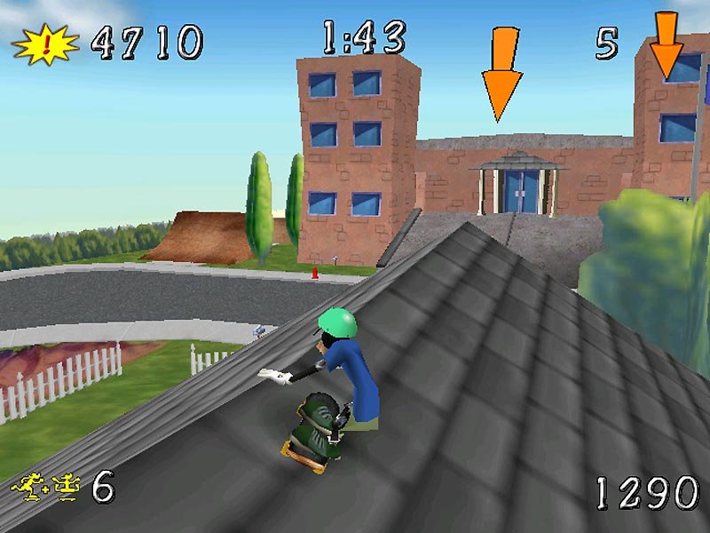 Disney's Extremely Goofy Skateboarding — скриншот 1