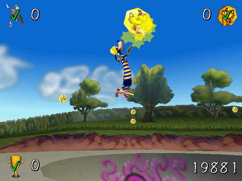 Disney's Extremely Goofy Skateboarding — скриншот 3
