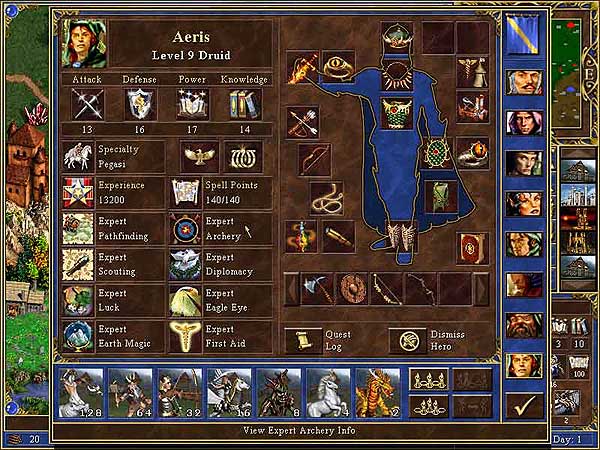 Heroes Chronicles: Conquest of the Underworld and Warlords of the Wasteland — скриншот 1