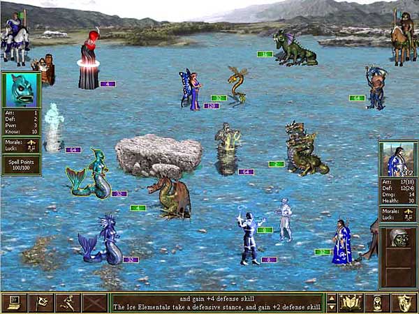 Heroes Chronicles: Clash of the Dragons and Masters of the Elements — скриншот 4