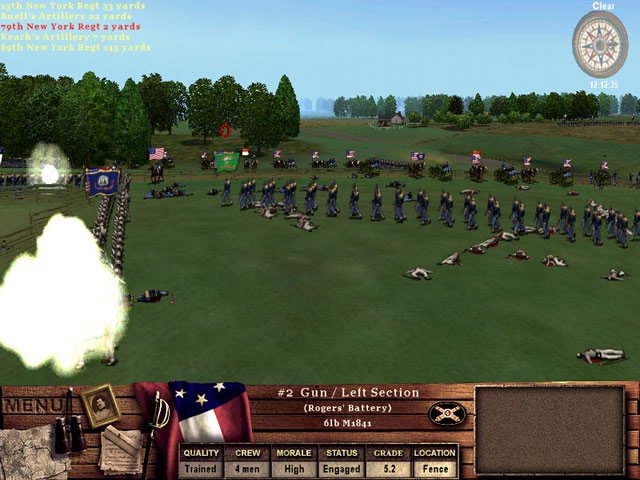 History Channel's Civil War: The Battle of Bull Run — скриншот 1