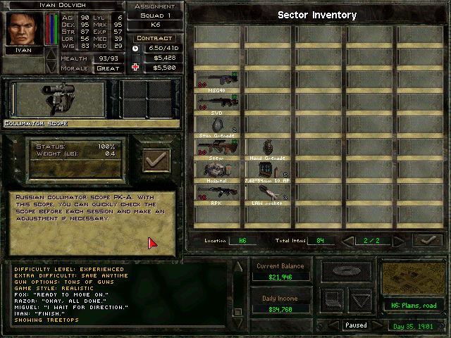 Jagged Alliance 2: Wildfire — скриншот 2