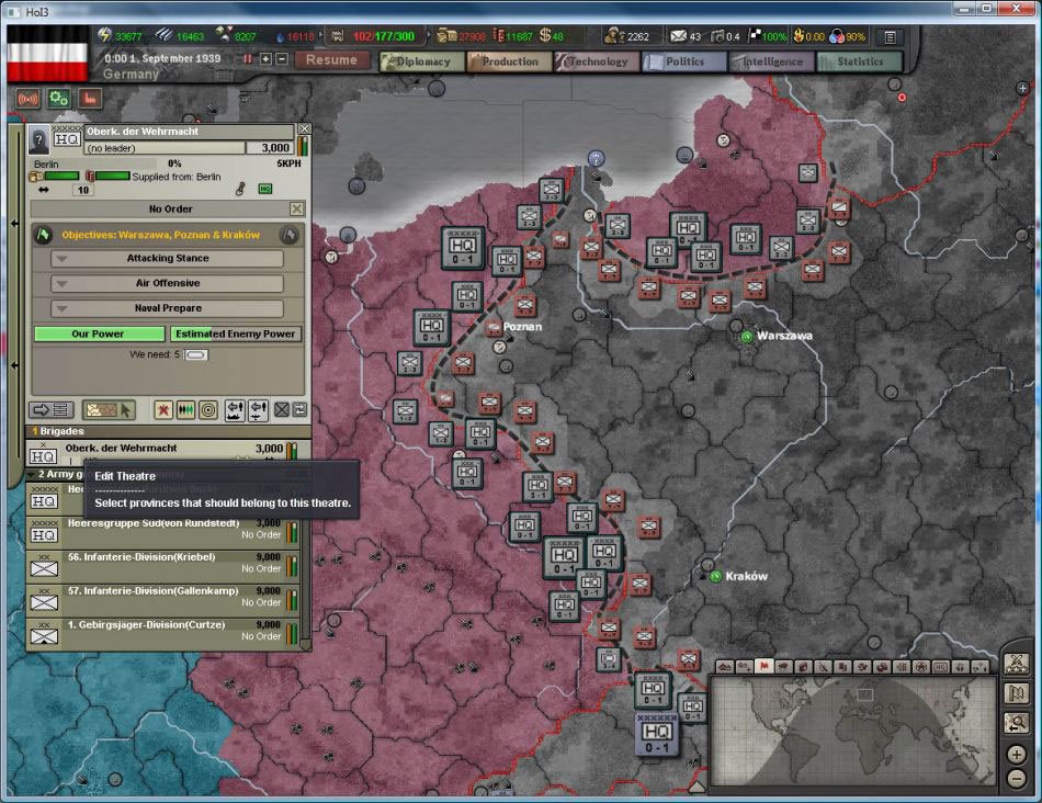 Hearts of Iron 3: Semper Fi — скриншот 2