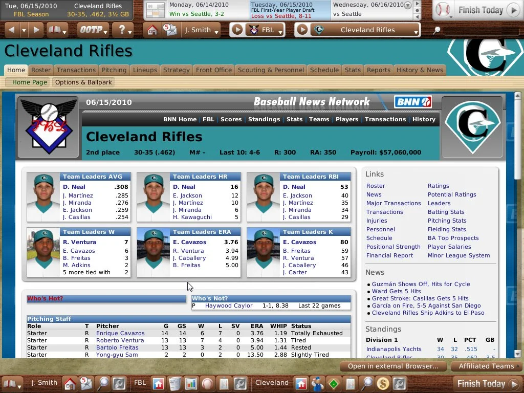 OOTP 11 - кадр 6