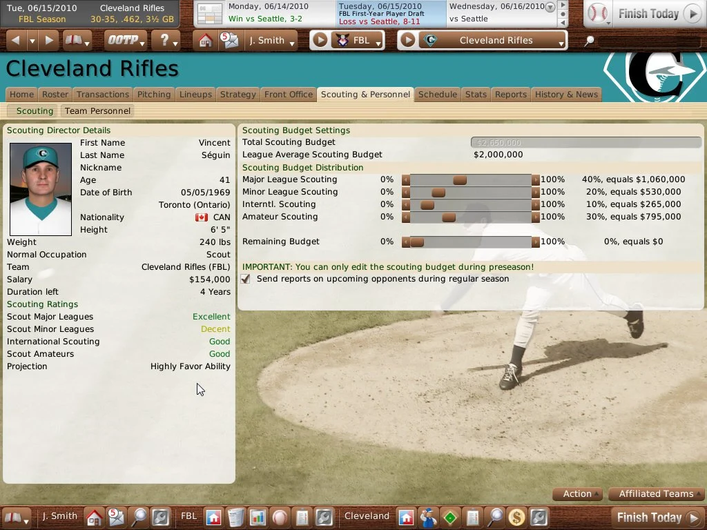 OOTP 11 - кадр 9