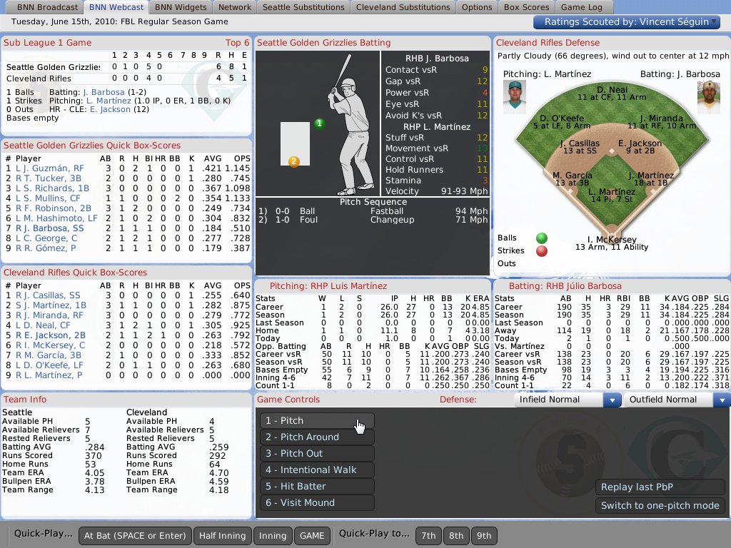 OOTP 11 — скриншот 1