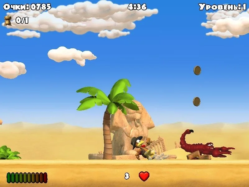 Moorhuhn Schatzjager 3 - кадр 1