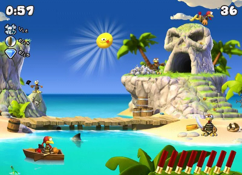 Moorhuhn Pirates - кадр 1