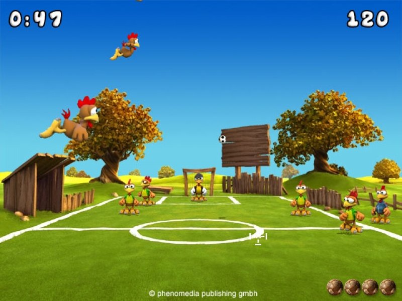 Moorhuhn Soccer — скриншот 1