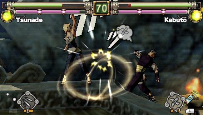 Naruto: Narutimate Portable — скриншот 4