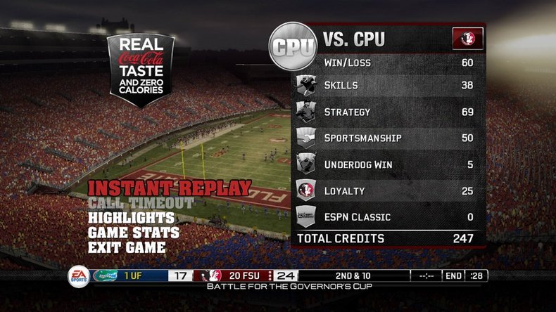 NCAA Football 10 — скриншот 5