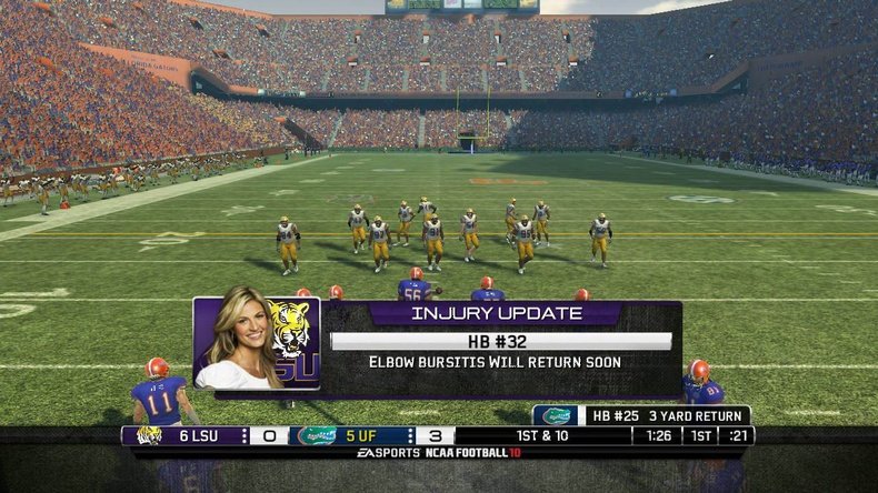 NCAA Football 10 — скриншот 1