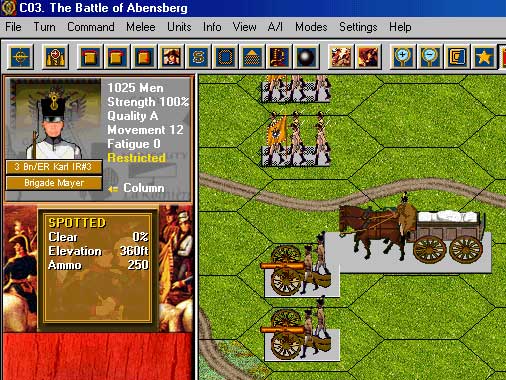 NAPOLEONIC BATTLES: Campaign Eckmuhl — скриншот 2