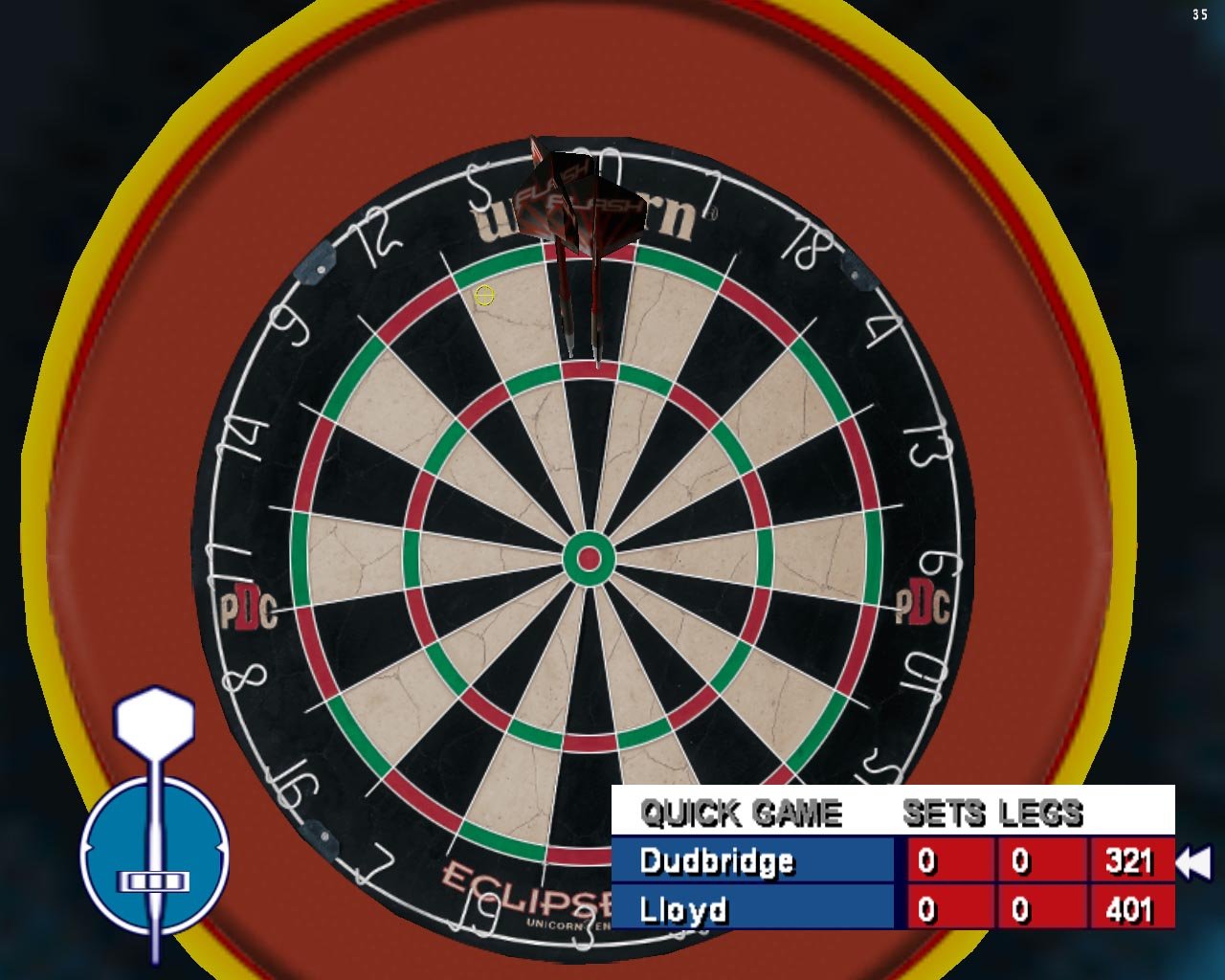 PDC World Championship Darts 2008 — скриншот 1