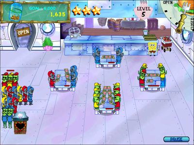 SpongeBob SquarePants Diner Dash — скриншот 5