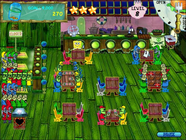 SpongeBob SquarePants Diner Dash — скриншот 3