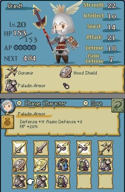 Final Fantasy: The 4 Heroes of Light — скриншот 2