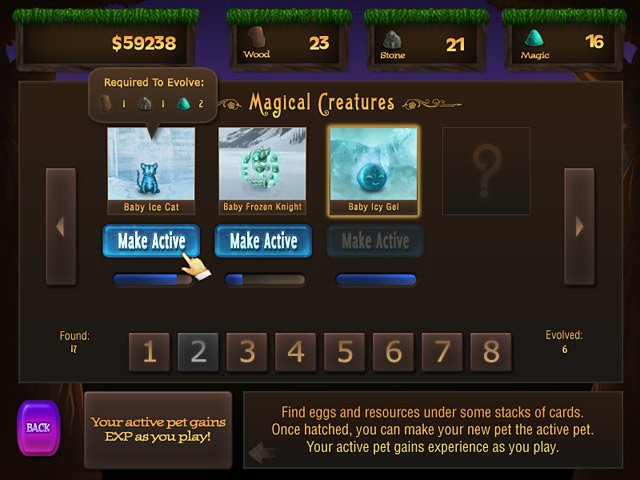 Faerie Solitaire — скриншот 2
