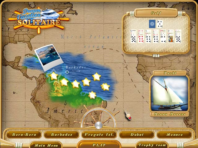 Dream Vacation Solitaire — скриншот 1