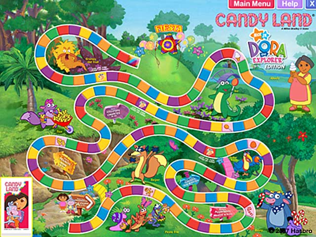 Candy Land - Dora the Explorer Edition — скриншот 1