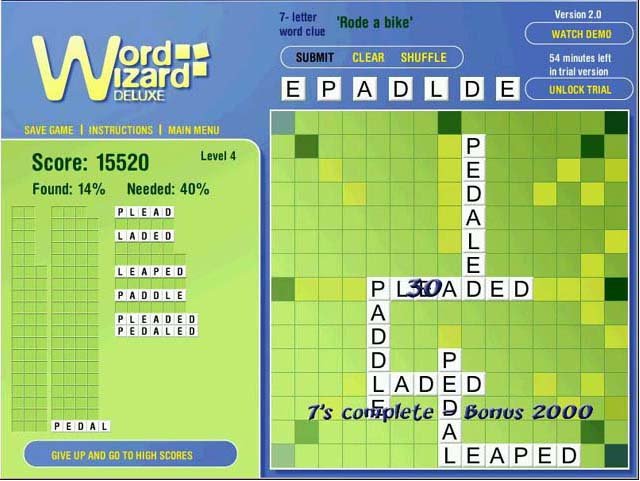 Word Wizard Deluxe — скриншот 2