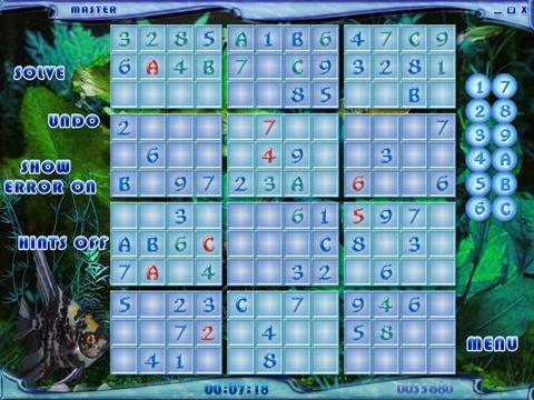 Blue Reef Sudoku — скриншот 5