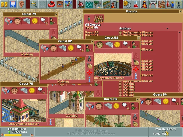 RollerCoaster Tycoon - кадр 1