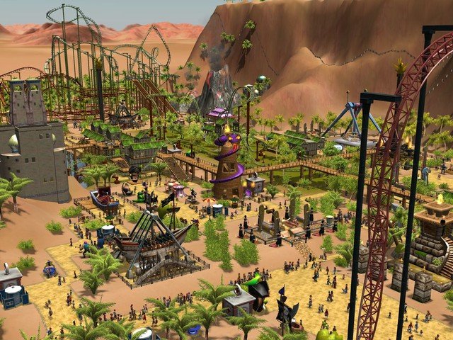 RollerCoaster Tycoon 3 — скриншот 5