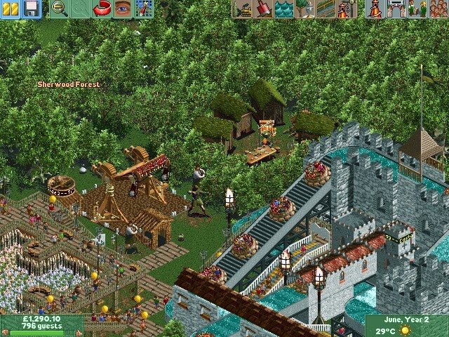 RollerCoaster Tycoon 2 — скриншот 1