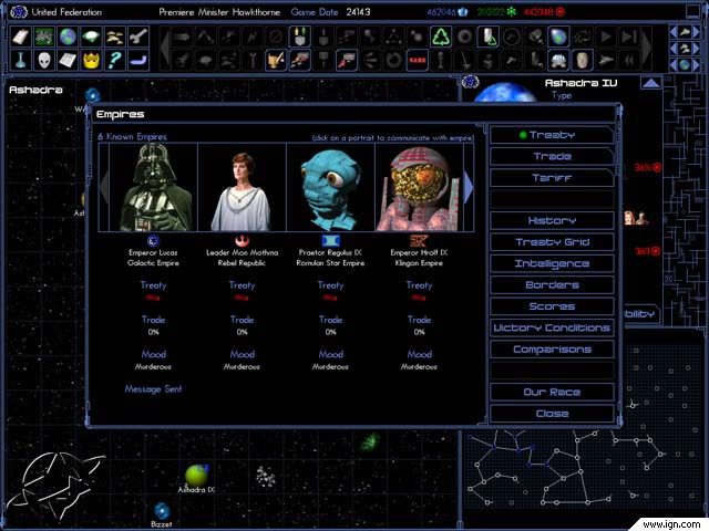 Space Empires 4 — скриншот 2