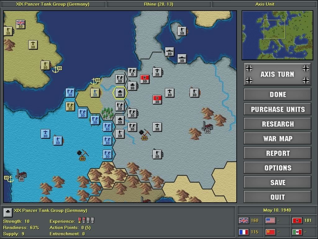 Strategic Command: European Theater — скриншот 1