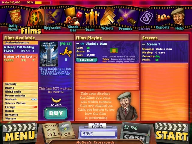 Cinema Tycoon - кадр 5