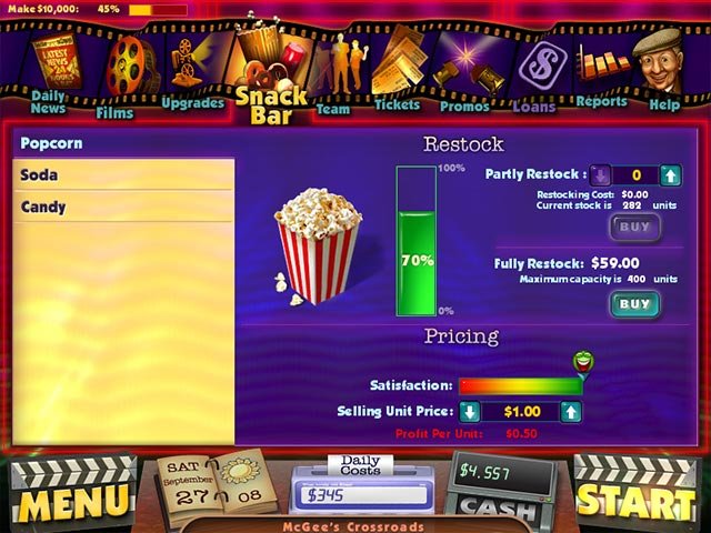 Cinema Tycoon 2: Movie Mania — скриншот 3