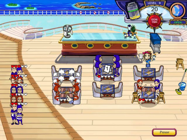 Diner Dash Flo on the Go — скриншот 1