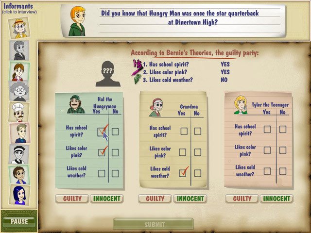 DinerTown: Detective Agency — скриншот 1