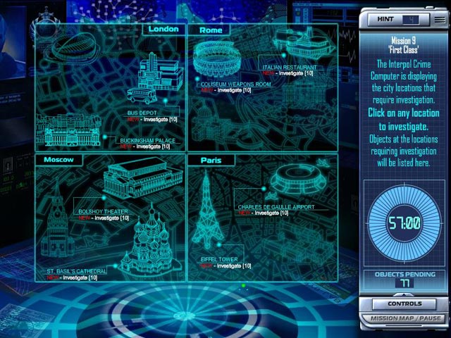 Interpol: The Trail of Dr. Chaos — скриншот 1