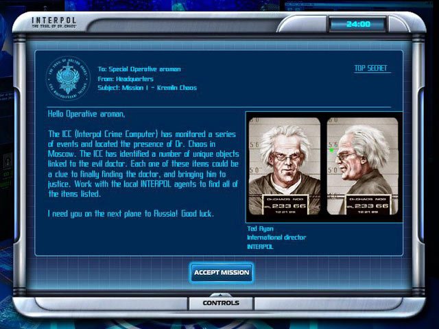 Interpol: The Trail of Dr. Chaos — скриншот 5