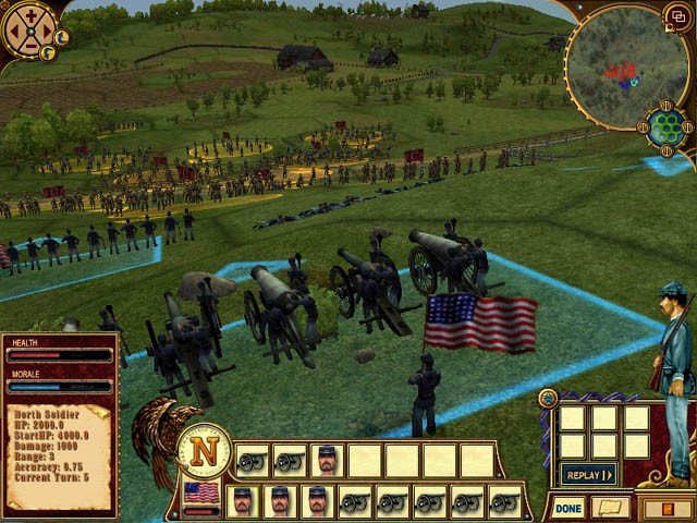American Civil War: Gettysburg — скриншот 3