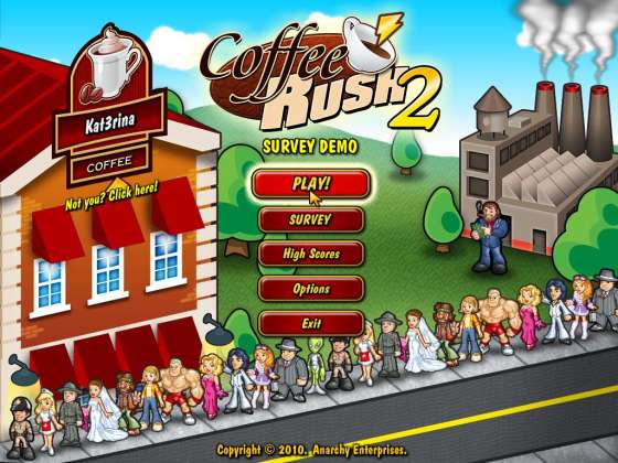 Coffee Rush 2 — скриншот 1