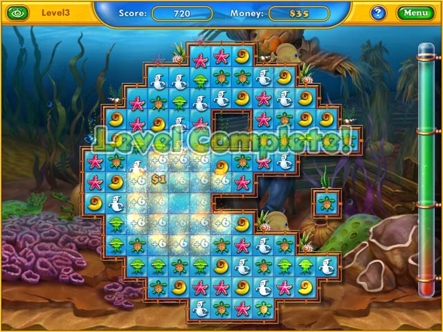 Fishdom: Seasons Under the Sea — скриншот 1