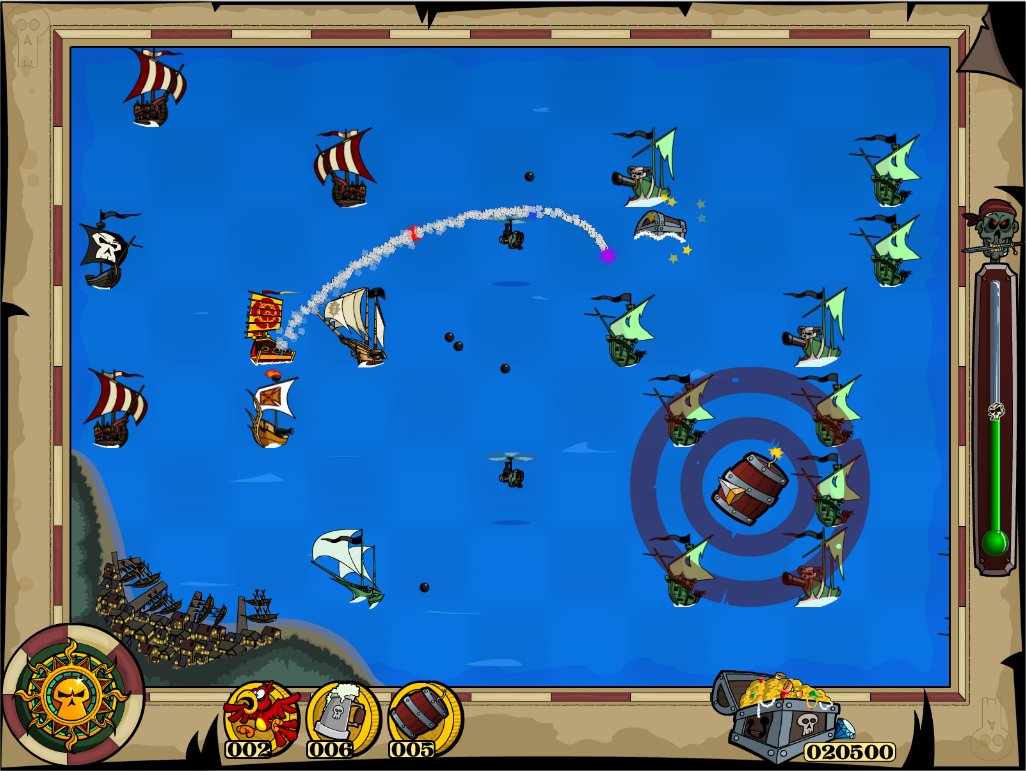Zombie Pirates — скриншот 1