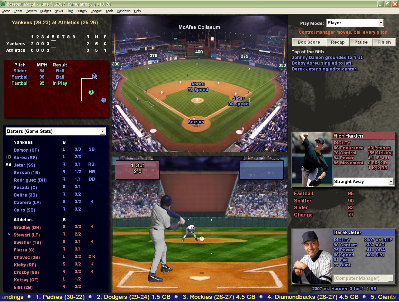 Baseball Mogul 2008 — скриншот 5