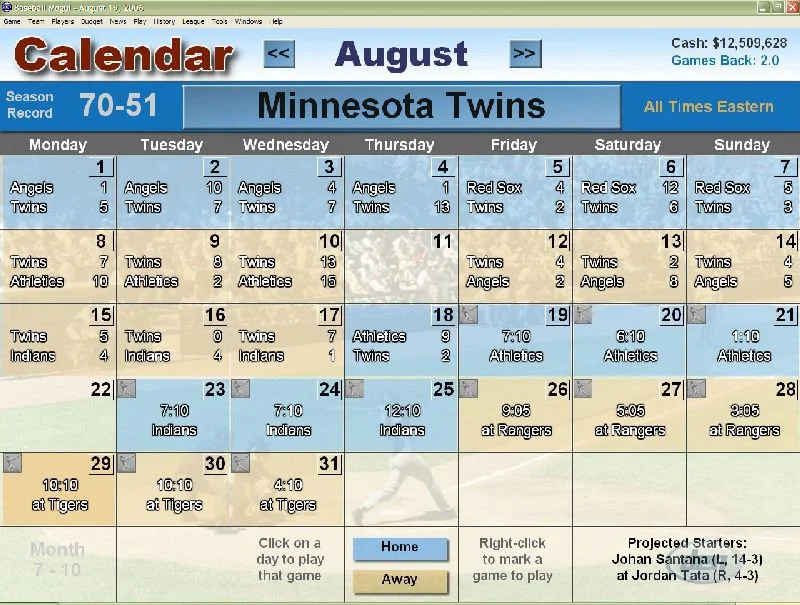 Baseball Mogul 2007 - кадр 2