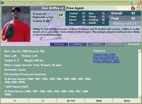 Baseball Mogul 2007 — скриншот 4