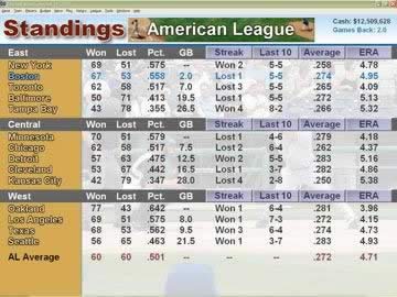 Baseball Mogul 2007 — скриншот 1